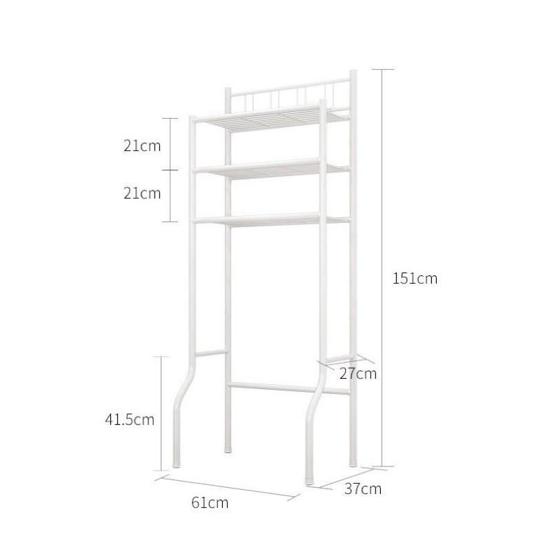 Kệ 2 tầng để đồ trên máy giặt hoặc bồn vệ sinh