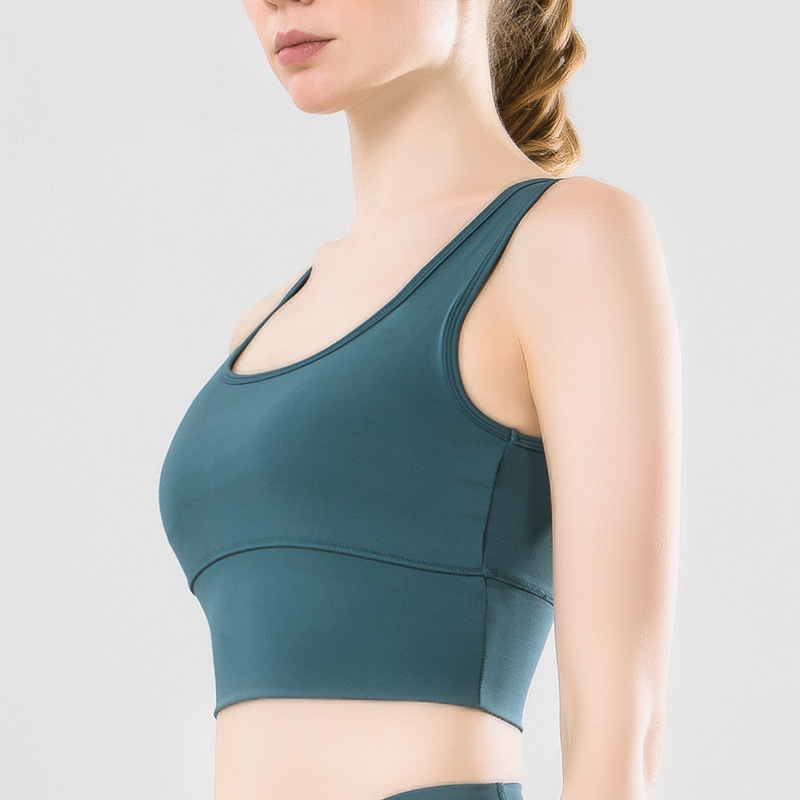 2020 new bra gather shockproof vest bra women European and American running fitness yoga sports underwear women