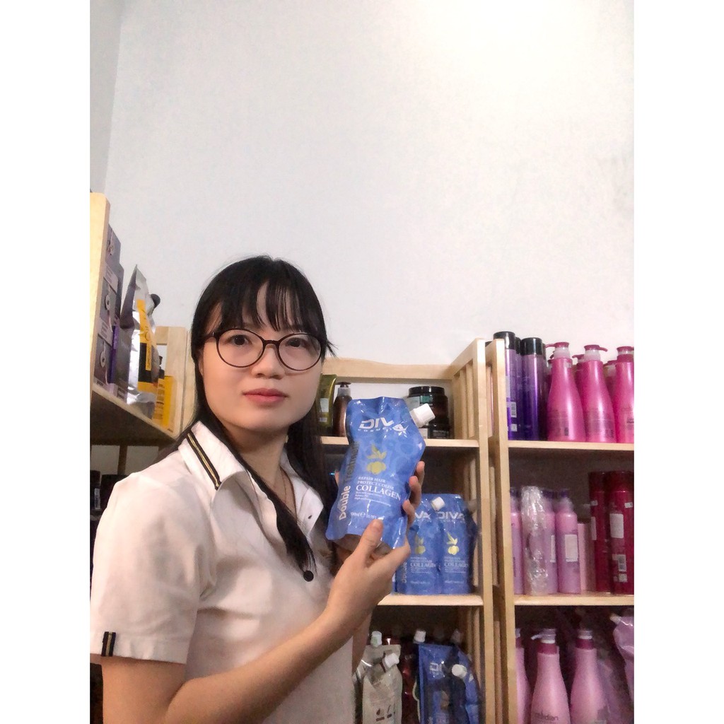 [Chính hãng] [Siêu rẻ] Hấp dầu collagen DIVA cho tóc khô hư tổn 500ml | BigBuy360 - bigbuy360.vn