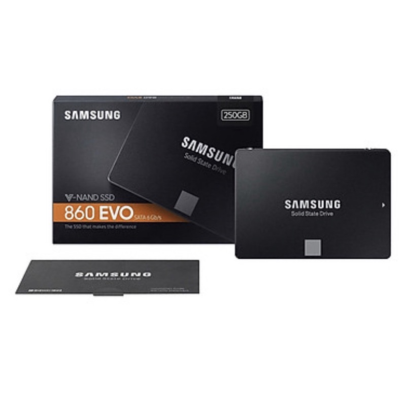 [Mã 159ELSALE hoàn 7% đơn 300K] Ổ Cứng SSD Samsung 860 EVO 250GB Sata iii 2.5 inch - Hàng Nhập Khẩu -New