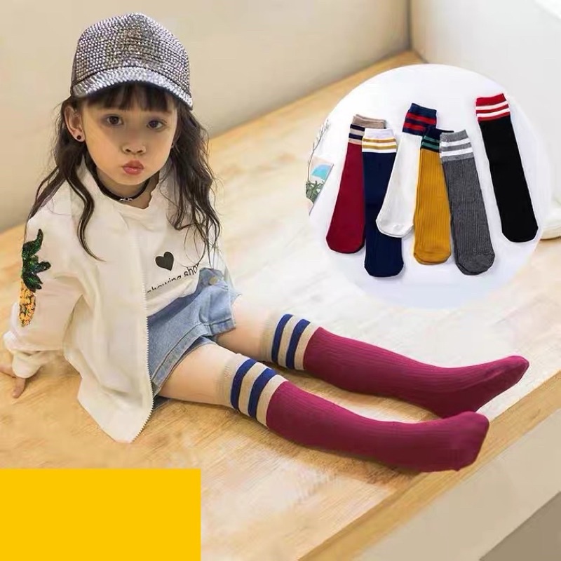 Tất đến gối cho bé COMBO 5 TẤT LEN CAO CỔ ĐẾN BẮP CHÂN CHO BÉ GÁI NHIỀU MẦU SẮC SIÊU ĐẸP