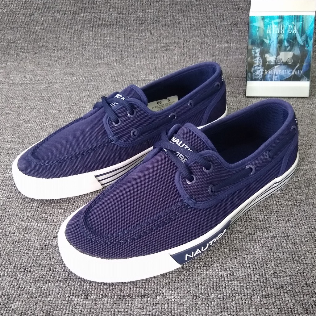 GIÀY THUYỀN NAM XÁCH TAY MỸ - NAUTICA SPINNAKER 2 CANVAS SNEAKER - MINH GA USA