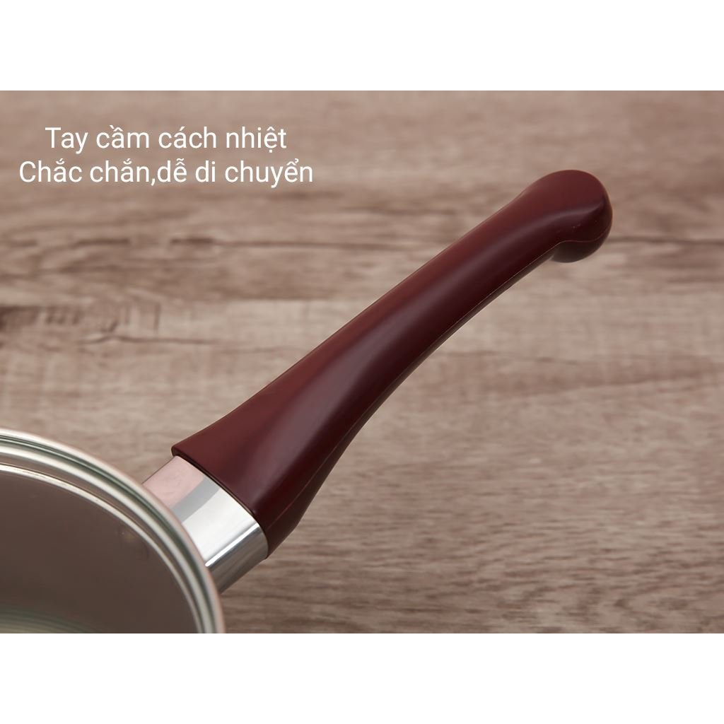 Nồi nấu bột cho bé , nồi quấy bột chống dính Sunhouse SH99 14M1 chính hãng nhỏ gọn tiện lợi