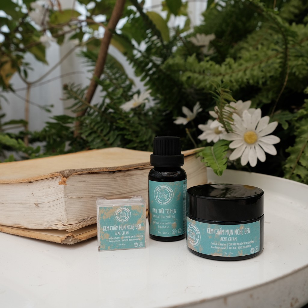 Kem Chấm Mụn Nghệ Đen ACNE CREAM handmade By GUBY HOMEMADE