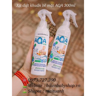 Xịt diệt khuẩn bề mặt AQA 300ml