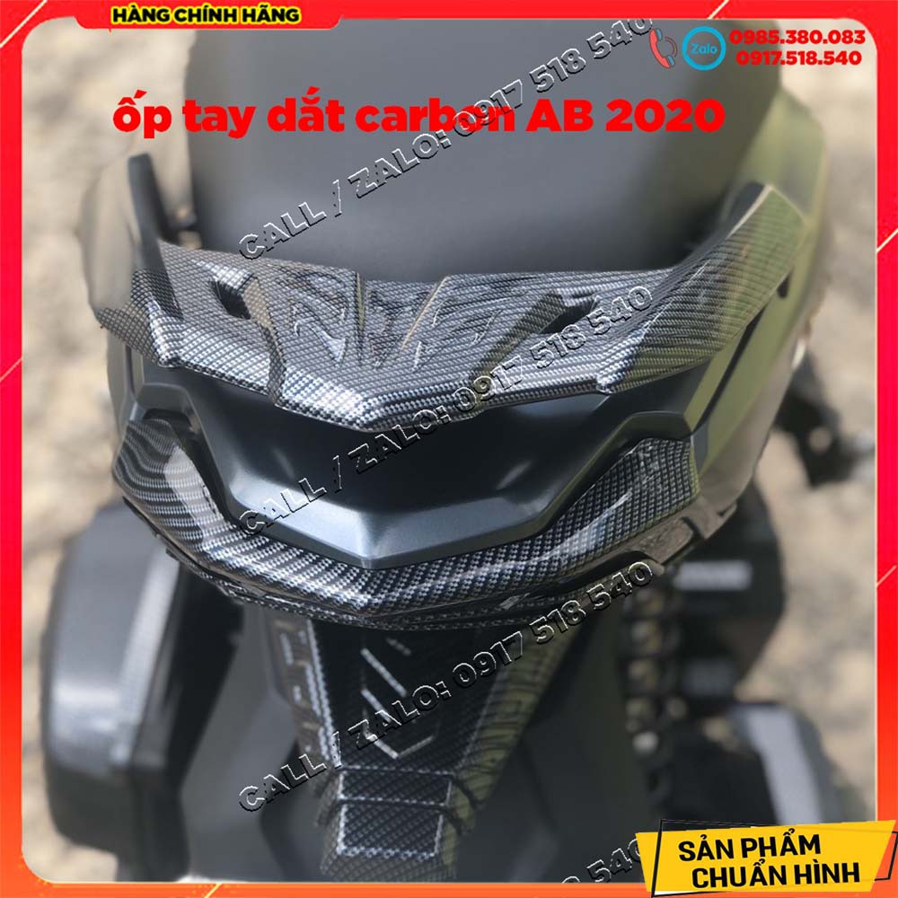 Ốp Tay Dắt AB 2020 - 2021 Sơn Carbon Loại 1 ( AIR BLADE 2020 )