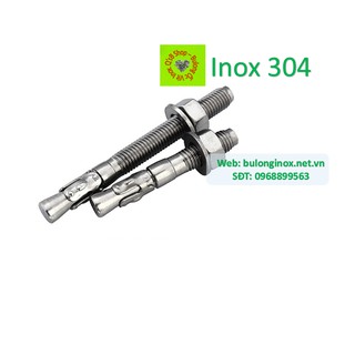 Tắc kê nở 3 cánh inox đường kính thân từ M8 đến M16 , bulong nở 3 cánh inox, inox 304