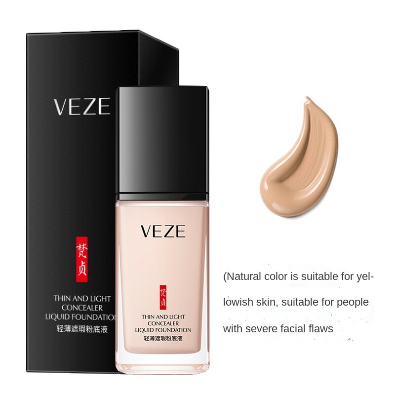 VEZE Kem nền che khuyết điểm nhẹ nhàng dưỡng ẩm và bảo vệ da