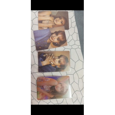 set card lisa black pink