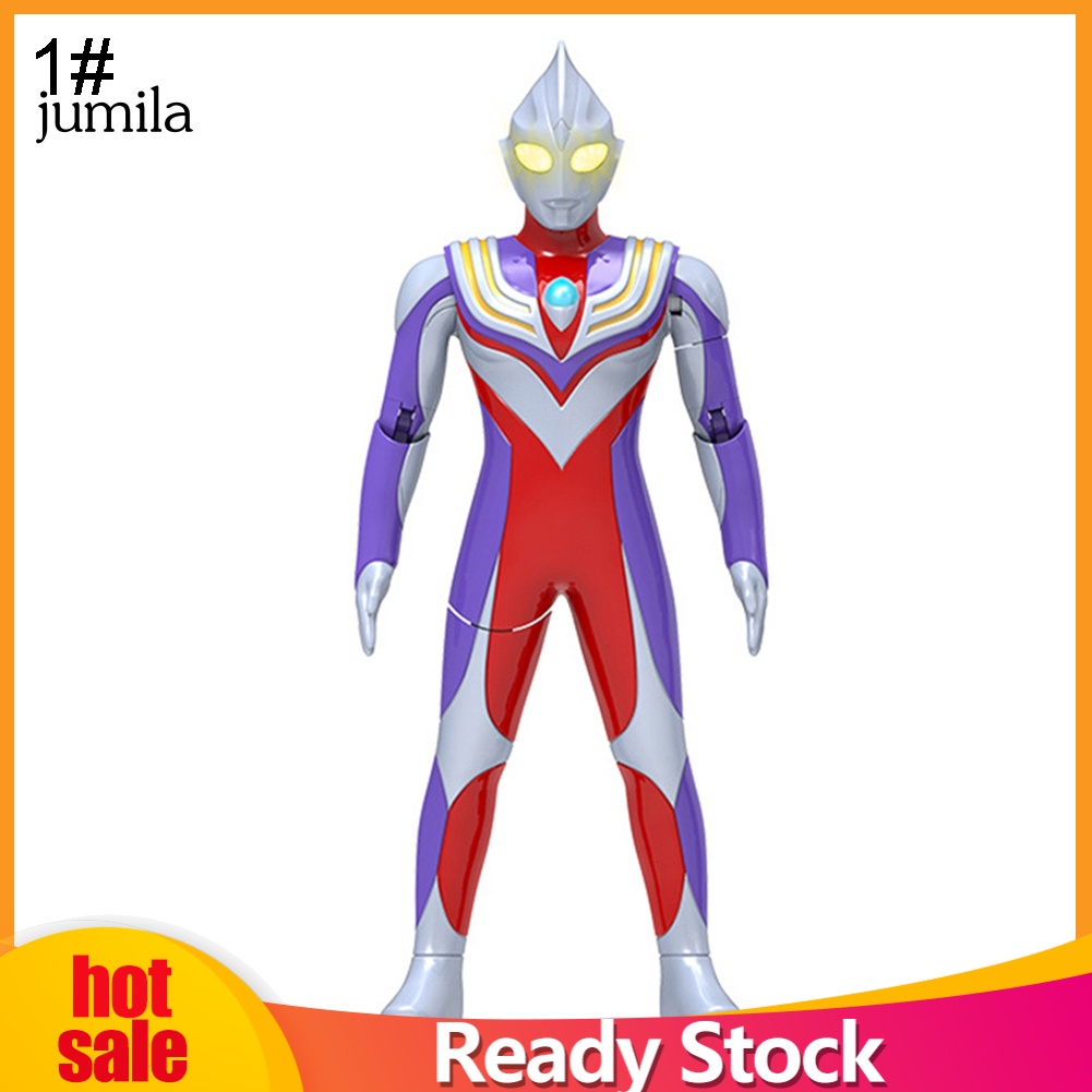 Mô hình nhân vật Ultraman Tiga Gree bằng PVC có đèn LED và âm thanh