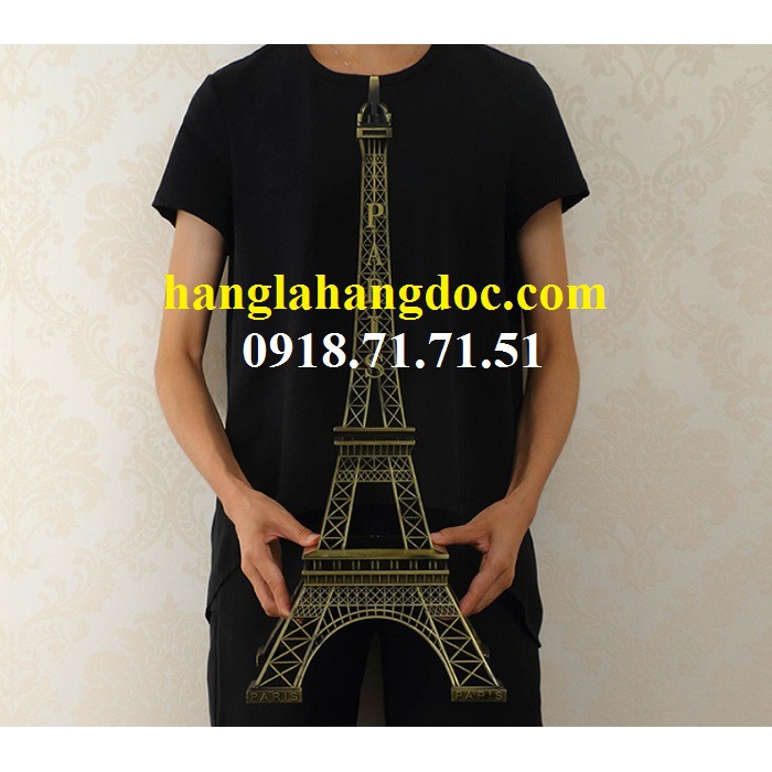 Mô hình tháp Eiffel 61cm siêu khủng bằng kim loại, trang trí cực ấn tượng