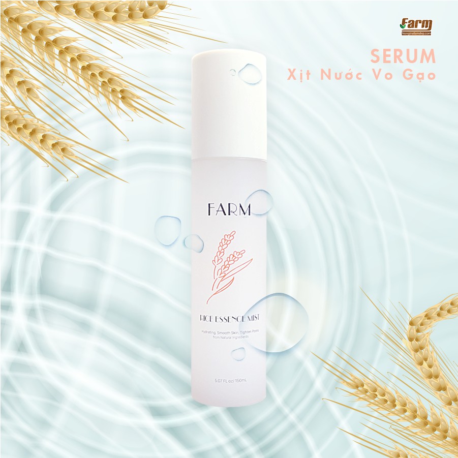 Xịt Khoáng Serum Nước Vo Gạo Farm | BigBuy360 - bigbuy360.vn