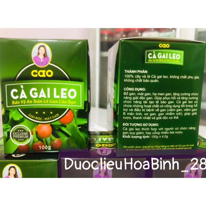 CAO CÀ GAI LEO - BẢO VỆ TOÀN DIỆN LÁ GAN CỦA BẠN