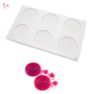 3D Spiral Shape Cake Moulds Silicone Mold Mousse Ice Cream Chocolate Dessert Bakeware Pastry