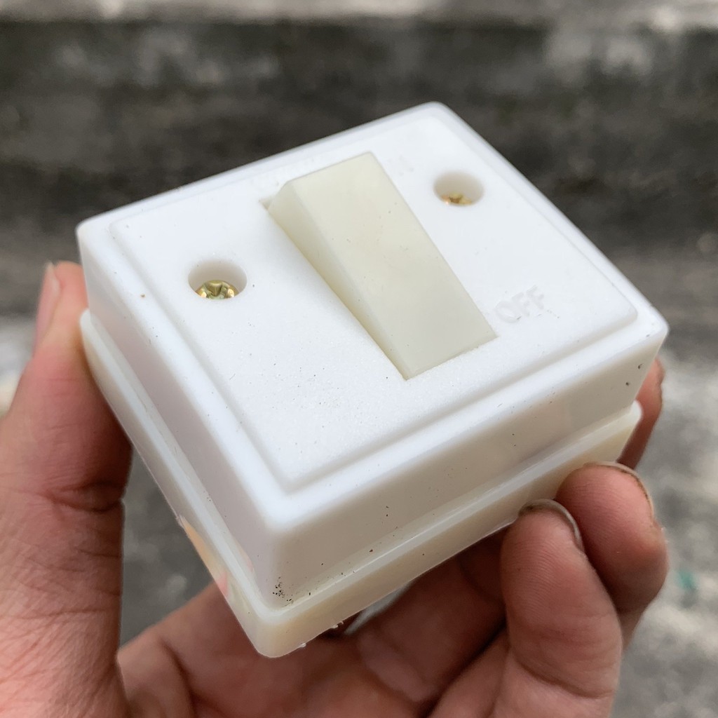 Công Tắc Điện Đơn Bọc Nhựa An Toàn, Phụ Kiện Làm Bảng Bận Rộn Busyboard Cho Bé