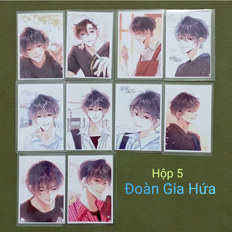 Hộp ảnh Postcard ngẫu nhiên Vụng trộm không thể giấu  siêu đẹp không phai màu cứng cáp. Ảnh thật