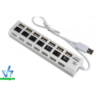Hub chia 7 cổng usb có công tấc