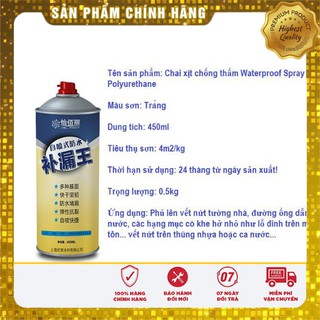 SẴN HÀNG 🔥 MÀU TRẮNG 🔥 Chai dung dịch xịt chống dột - chống thấm nước - Bình xịt chống thấm, dột