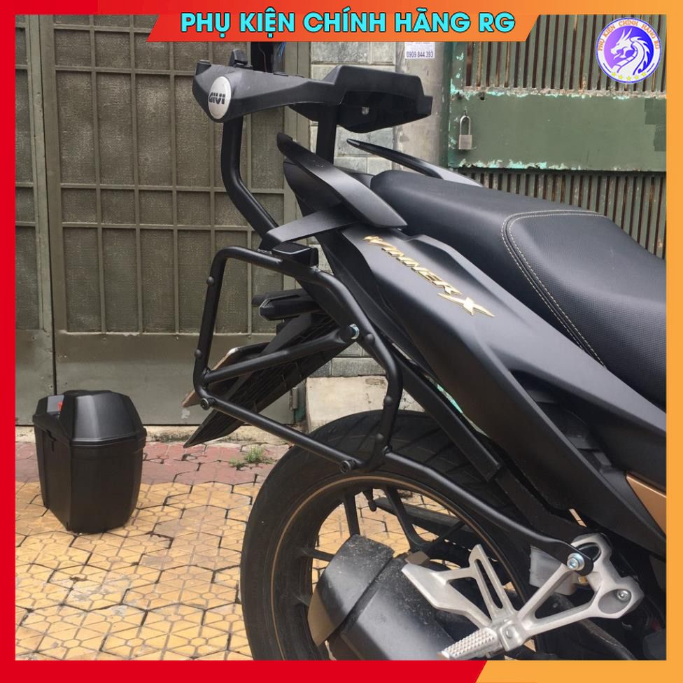 Combo cảng sau HRV Givi và baga hông SBL Givi gắn cho xe Winner150 /Winner X bảo hành 2 năm