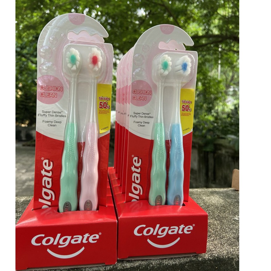 Combo 2 Bàn Chải Đánh Răng Colgate Cushion Clean