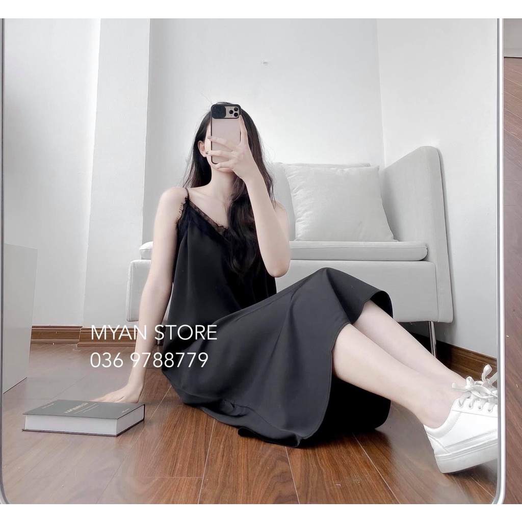 Váy Lụa 2S  Satin Viền Ren Cao Cấp | BigBuy360 - bigbuy360.vn