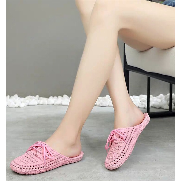 Dép Sandal Nhựa Đế Mềm Chống Trượt Thời Trang Đi Biển Mùa Hè Cho Nữ