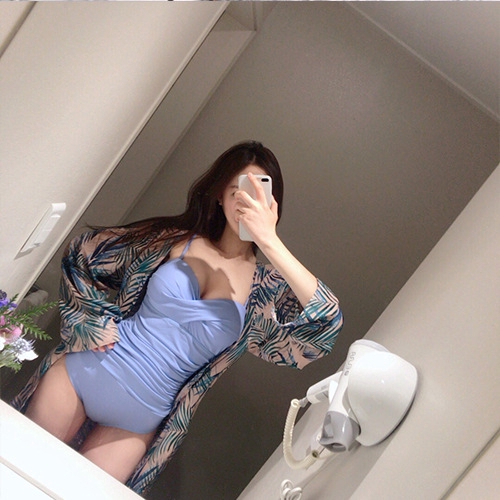2019 mới áo tắm Hàn Quốc nữ một mảnh cảm giác nóng mùa xuân tắm phù hợp với áo tắm eo cao | BigBuy360 - bigbuy360.vn