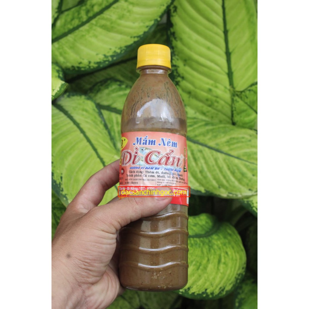 COMBO 4 CHAI MẮM NÊM DÌ CẨN ĐÀ NẴNG CHAI 500ml