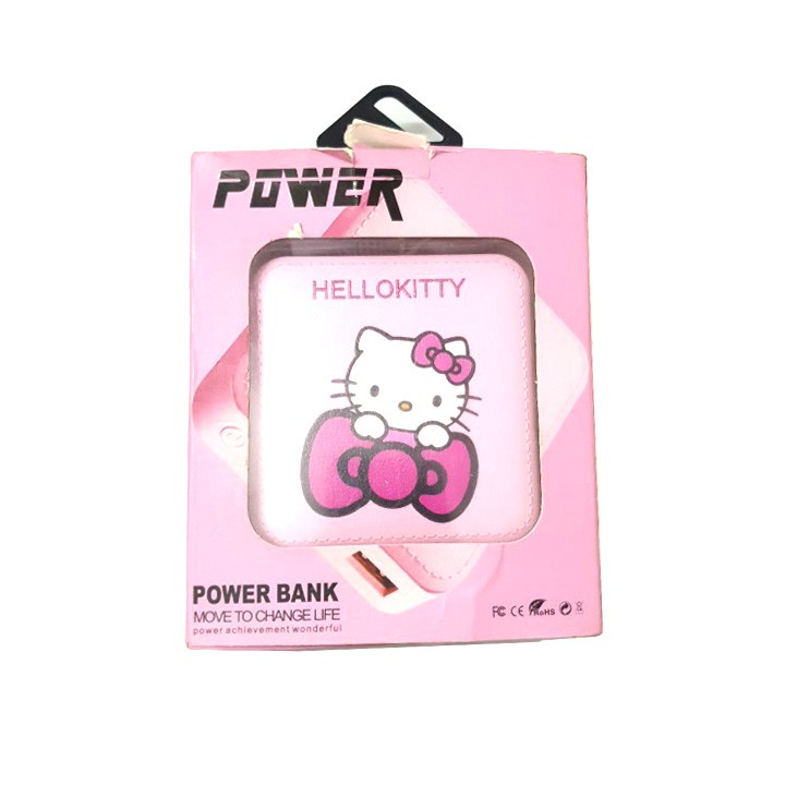 Sạc dự phòng  8000 mAH PIN SẠC DỰ PHÒNG THÔNG MINH HÌNH HELLO KITTY