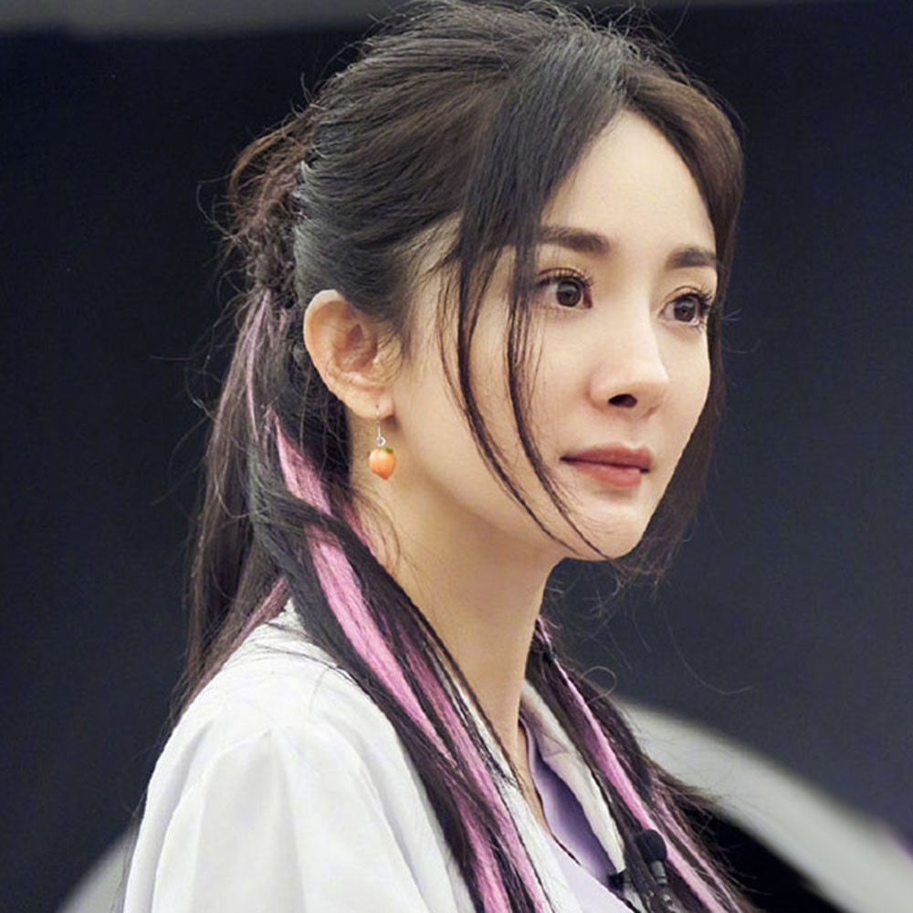 Bộ tóc giả dài nhuộm màu cá tính sành điệu cho nữ
