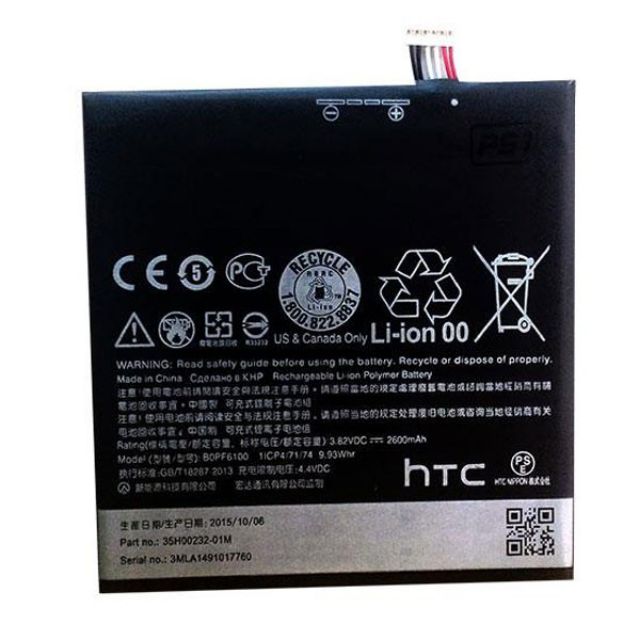 Pin HTC Desire 826 (BOPF6100) - 2600mAh  bảo hành 6 tháng