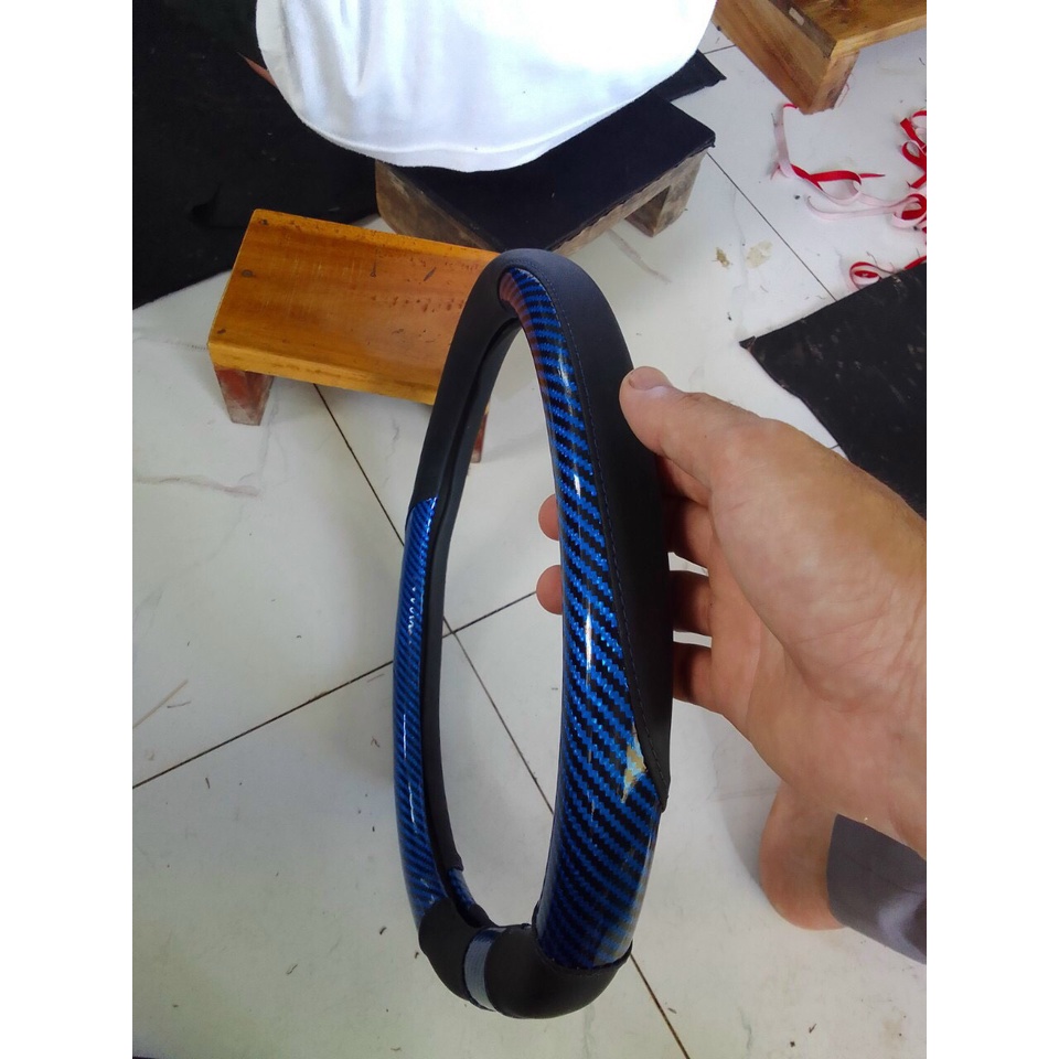 Seltos, Bọc vô lăng Dcut cho Kia Seltos 2020 2021 mẫu da carbon 3 màu tùy chọn