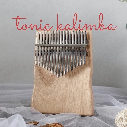 Đàn kalimba 17 phím MINTO-M17 tràm bông vàng âm vang tặng búa chỉnh âm, stick dán màu