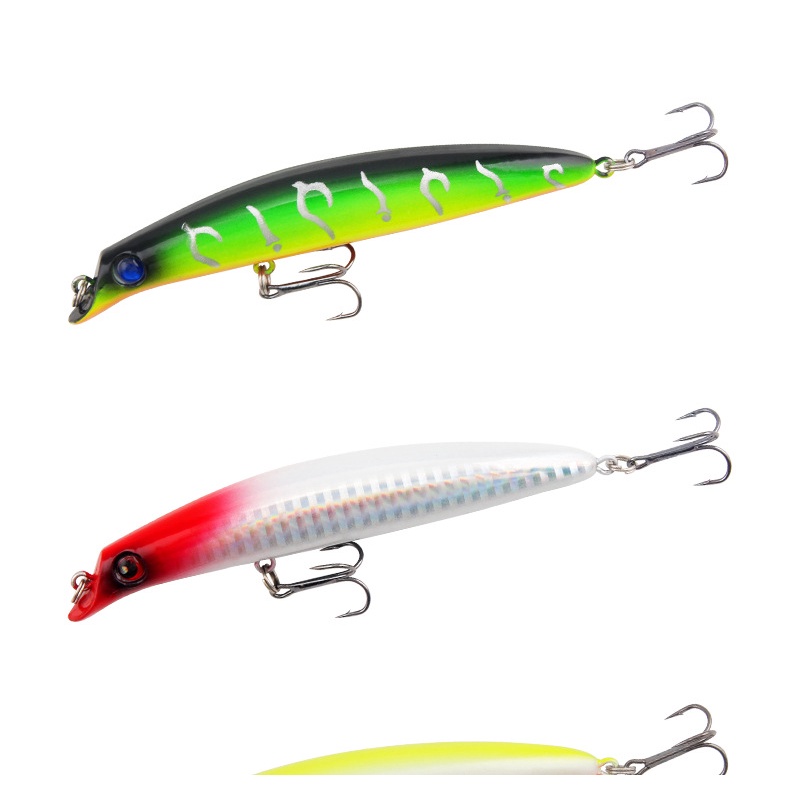 Mồi Câu Cá Nhân Tạo Bằng Nhựa Cứng 13g/11cm Kèm Móc Câu