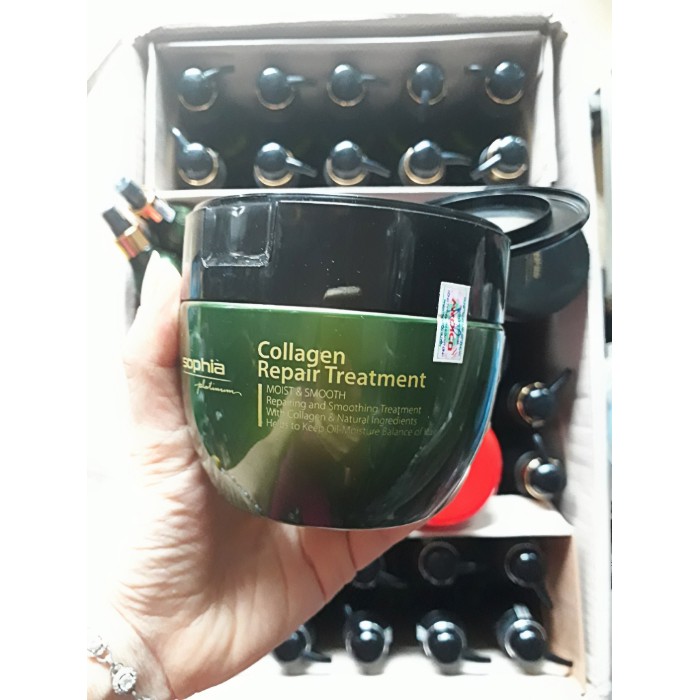 KEM HẤP PHỤC HỒI TÓC COLLAGEN SOPHIA 450 ML