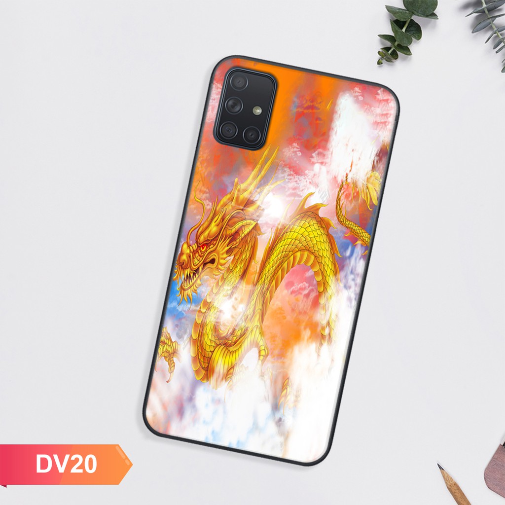 [HÀNG MỚI HOT] Ốp kính Samsung A71 in hình may mắn