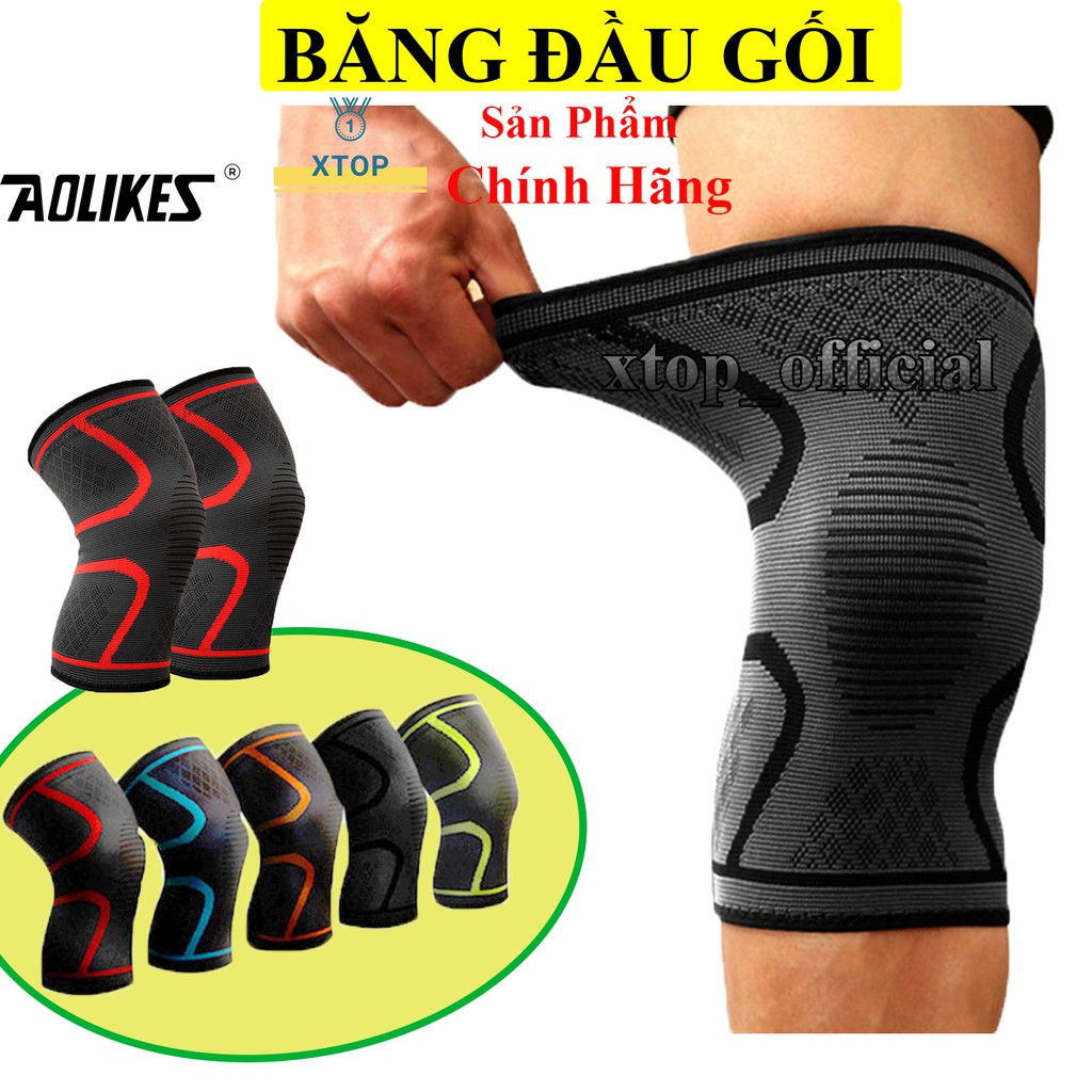 Bó Gối Thể Thao Đàn Hồi Đa Chiều Cao Cấp Aolikes 7718