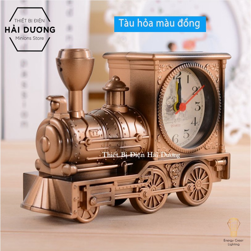 Đồng hồ báo thức mô hình ôtô - xe máy - tàu hỏa - đồng hồ để bàn trang trí sang trọng độc đáo, có chế độ cài báo thức
