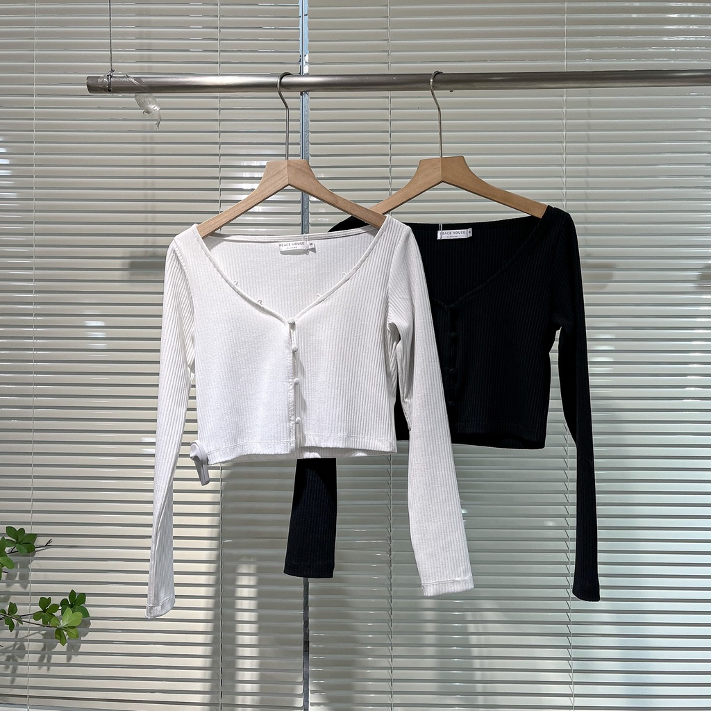Áo thun tăm cúc bọc , Peace House Clothing