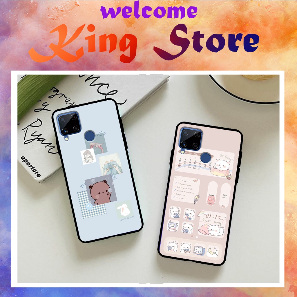 [New] Ốp lưng Oppo  Realme C11-2020/Realme C11-2021/Realme C12/Realme C15/Realme C17 - Ốp Oppo in họa tiết gấu Bear