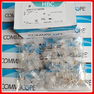 Hạt mạng RJ 45 Cat6 Commscope (Hộp 100 chiếc) - Hàng chính hãng