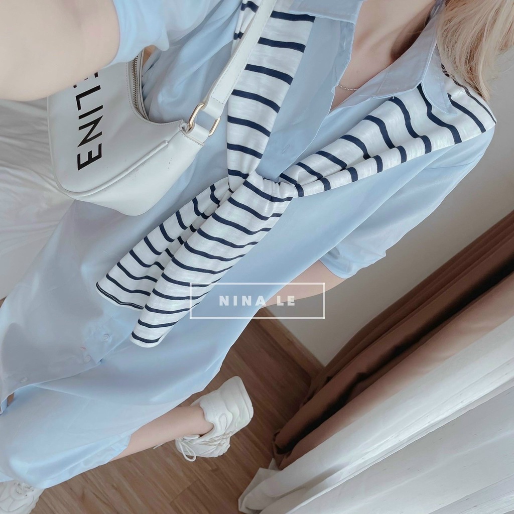 Đầm váy nữ suông sơ mi cute với màu tôn da xinh xắn dành cho các công chúa đi chơi