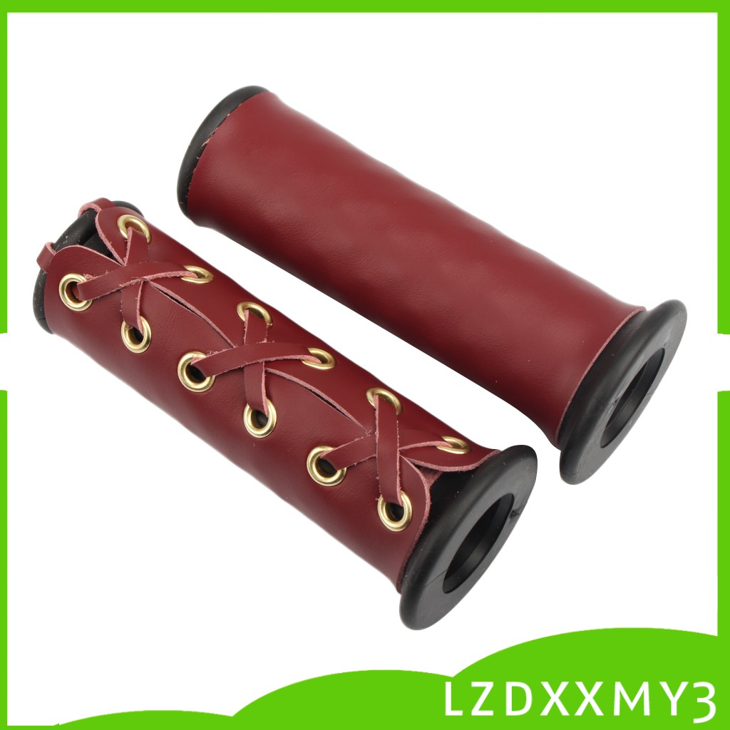 Bộ Bọc Tay Lái Xe Máy Bằng Da PU Có Đệm Rung Lzdxxmy3