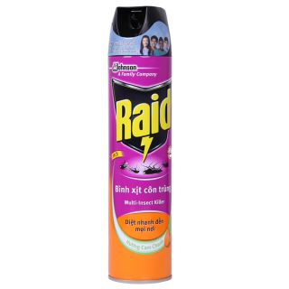 Bình xịt côn trùng raid 600ml