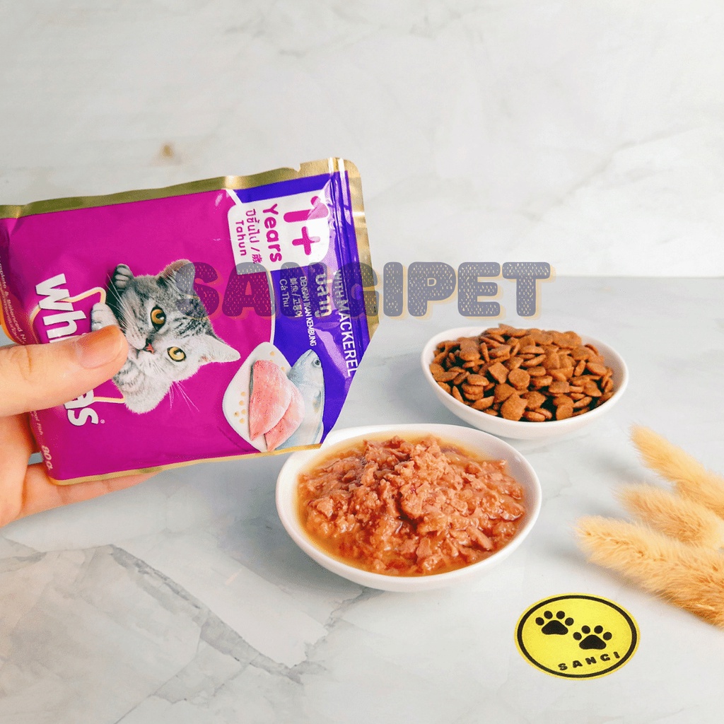 Combo 12 gói Pate WHISKAS cho mèo gói 80g