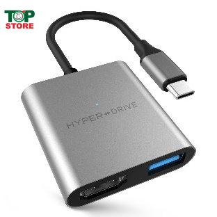 Cổng Chuyển Đổi HUB USB Type C Ra HDMI, USB 3.0 HYPERDRIVE Cho Macbook, PC