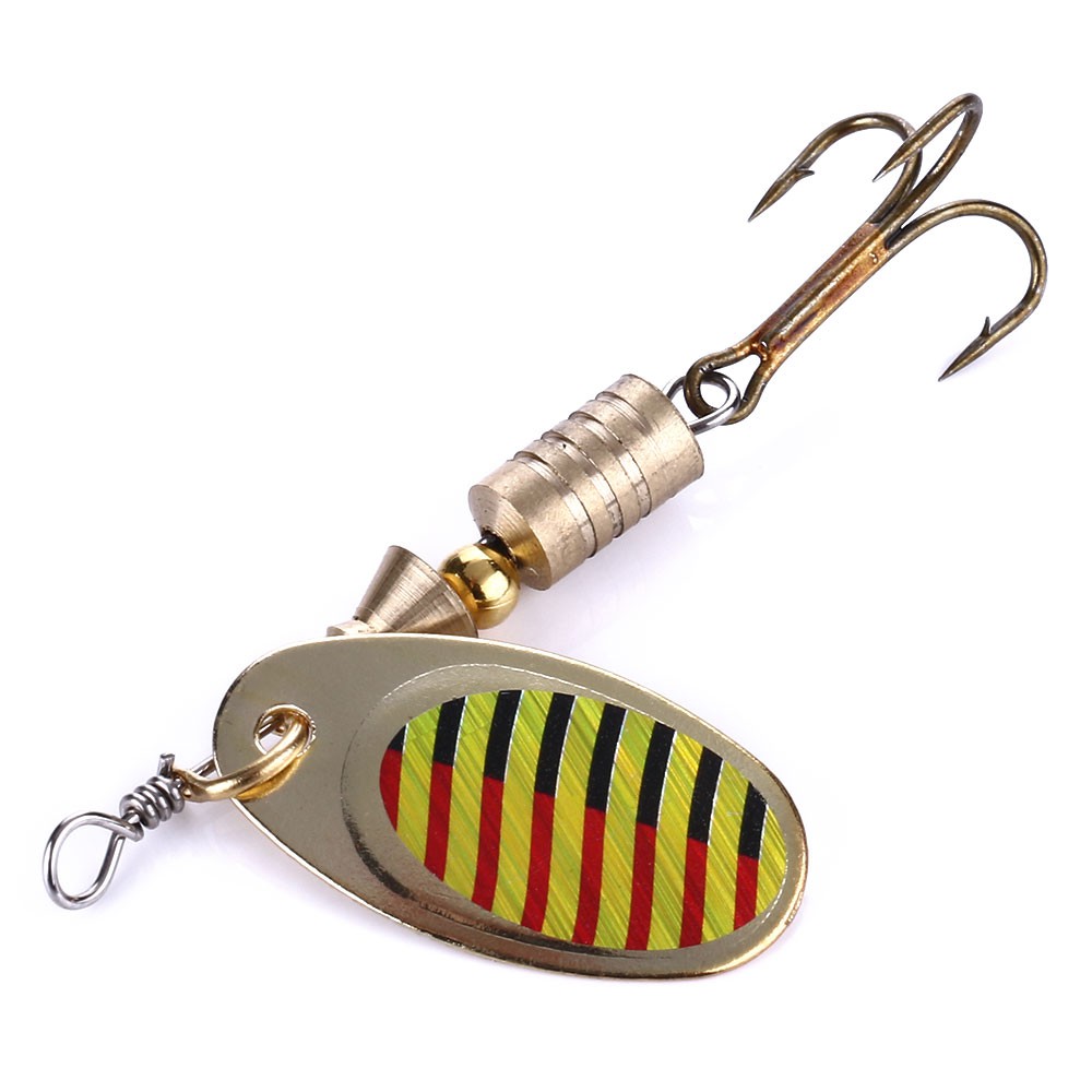 Mồi câu cá giả HENGJIA SPINNER bằng kim loại 3.2g 3.7g 5.1g 3.6g