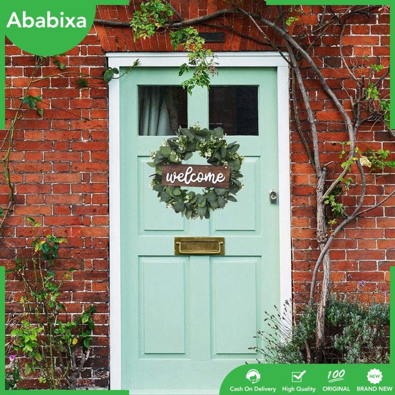 [Ababixa] Vòng Hoa Chào Mừng Bằng Gỗ Trang Trí Giáng Sinh / Nhà Hàng / Trong Nhà / Ngoài Trời