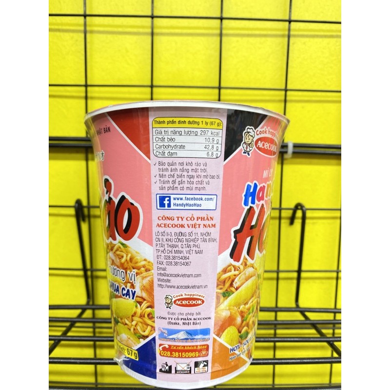 Mì ly Handy Hảo Hảo