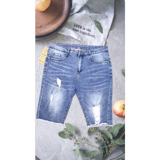 Quần ngố jean wat rách Bigsize